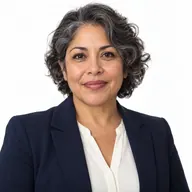 Julia Moreno desk portrait